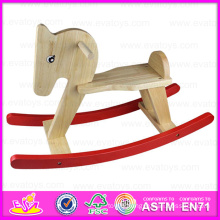 2015 New Arrival Wooden Rocking Horse Toy, Promotional Wooden Toy Rocking Horse, Amazing Kindergarten Ride on Animal Toy W16D024